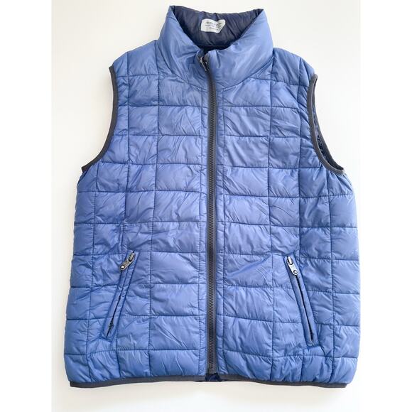 Boy's Blue Eddie Pen Packable Quilted Reversible Vest Size 10 - Picture 1 of 7